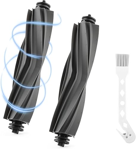 Lot de 2 brosses principales pour Dreame X40 Ultra complete/L40 Ultra/X40 Master/L10s Ultra/L10 Ultra/L10s Pro Ultra heat/D9 Max D10 Plus X30 L20 L10s D10s S10 Plus + 1 brosse de nettoyage Accessoires - Nail Gallerys