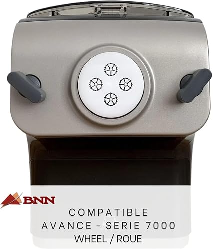 BNN - Avance/Serie 7000 - Roue diamètre 13mm épaisseur 1mm-12mm ASROUE13 - Pasta Disc compatible avec Philips Pasta Maker Avance et Serie 7000 - Nail Gallerys