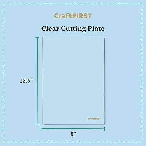 CraftFIRST 1 paire d'accessoires pour machine de découpe Transparent 22,9 x 31,8 cm - Nail Gallerys
