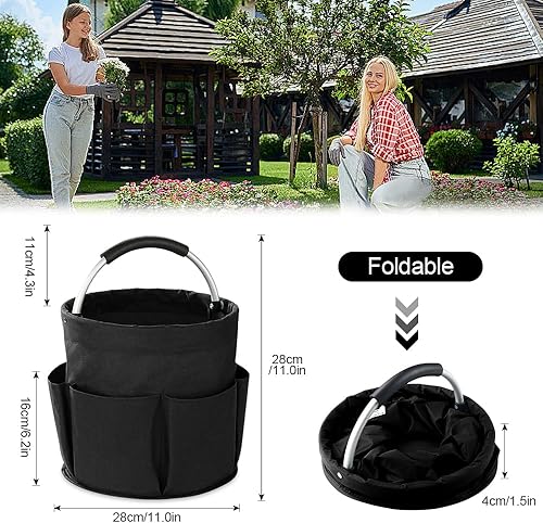 GIDWRIY Panier Menage Professionnel,Rangement Produit Nettoyage Voiture,Panier Femme de Menage Transportable,Seau Rangement Menage,Organisateur Produit Ménager,Boite Rangement Produit Entretien-Noir - Nail Gallerys