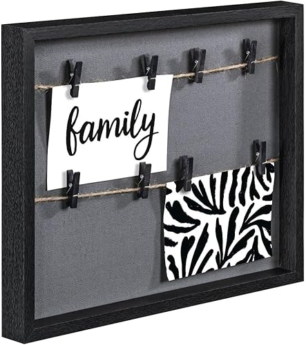 Hama Cadre Photo Muro avec Cordon et Pinces, Couleur chêne, 29,5 x 36,5 cm - Nail Gallerys