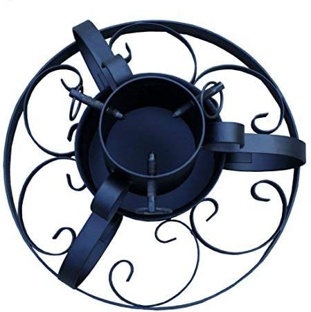 Spetebo Support pour sapin de Noël mesurant jusqu'à 250 cm Style ancien Métal Ø 34 cm - Nail Gallerys