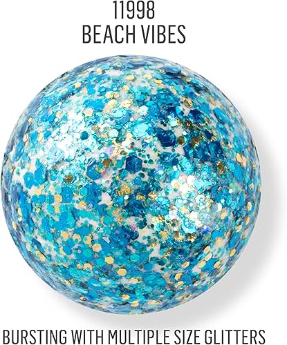 Folkart Glitterific Pop Acrylic Paint 2oz-Beach Vibe - Nail Gallerys