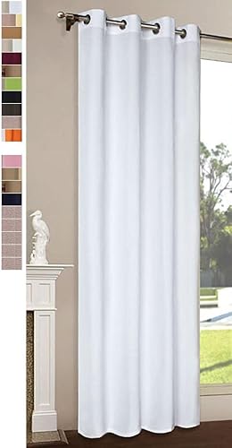 Gardinenbox Rideau Opaque avec œillets en Micro Satin, Mat, -20405-20405 -, Bordeaux, HxB 175x140 cm - Nail Gallerys