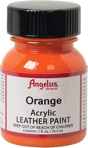 Angelus Peinture cuir 29,5 ml - 1 oz - Orange - Nail Gallerys