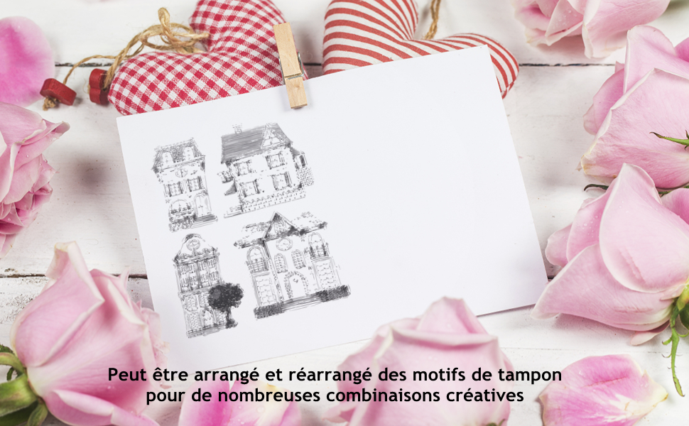 tampon encreur scrapbooking bois