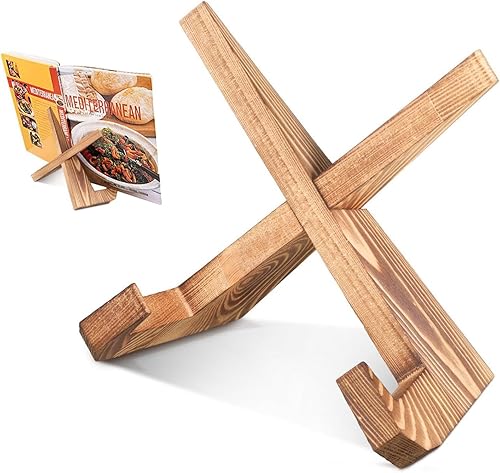 Support de livre de cuisine, en bois, support de recettes, support de recettes pour cuisine, iPad, tablette, décoration vintage - Nail Gallerys