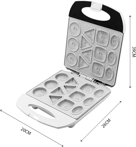 Machine À Biscuits 13 Trous, Presse À Biscuits 1400 W avec Indicateur LED Antiadhésif, Facile À Nettoyer, Machine À Biscuits Électrique, Opération Simple, Quelques Minutes Seulement - Nail Gallerys