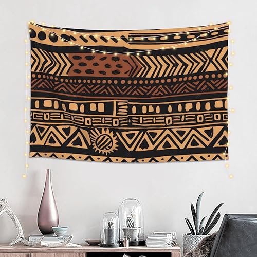 YKLJG Tapisserie murale en tissu africain tribal 1 - 152 x 102 cm - Décoration murale pour salon et chambre à coucher - Nail Gallerys