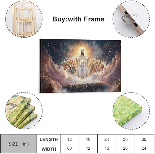 PXBDUASIE Jesus Impressions Sur Portrait Peintures Sur Toile Affiches Et Impressions Art Mural Image Pour Salon Décoration De La Maison 16x24inch(40x60cm) - Nail Gallerys