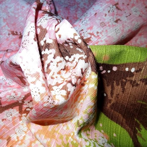 Japonmania - Furoshiki Tissu 50x50 - Shidarezakura - Nail Gallerys