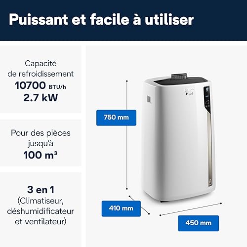 De'Longhi Pinguino PAC ECO Silent Climatiseur mobile, PAC EL98 ECO RealFeel - Nail Gallerys