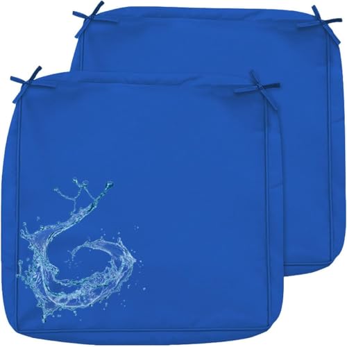 JORTUIO Housse De Coussin Exterieur Impermeable pour Salon De Jardin,Lot de 2/4 Housse Assise de Canapé avec Fermeture Éclair, Amovibles pour Intérieur Et Extérieur, Terrasse(Beige,45x45x10cm 2pcs) - Nail Gallerys