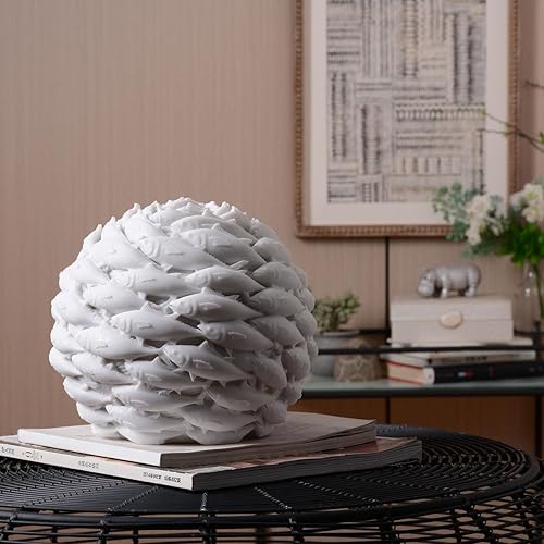 HAUCOZE Océan Décor Figurine Moderne Sculpture Cadeau Coquille Statues Maison Décoration Résine Arts 21cm - Nail Gallerys