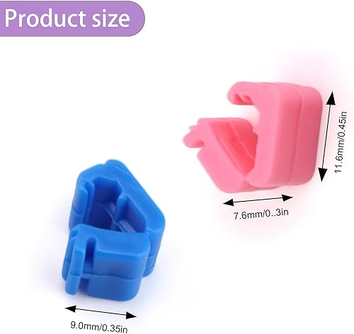 SHENGYIG 300pcs Balloon Clips - Reusable Balloon Tying Tool, Fast Sealing Clip for Party Balloons, Baby Showers, Weddings, Festivals (Multi-Color PVC) - Nail Gallerys