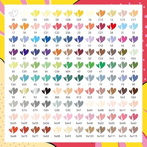 Arrtx Lot de 120 marqueurs acryliques imperméables pour pierres, bois, toile, pierre, verre, céramique, tissu, bricolage, artisanat et accessoires d'art, paquet cadeau - Nail Gallerys