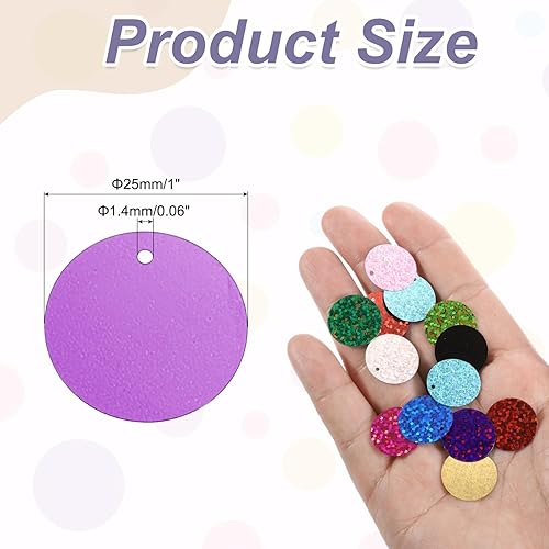 sourcing map Lot de 100 paillettes rondes et plates avec trou latéral pour loisirs créatifs, couture, loisirs créatifs, couture, loisirs créatifs, broderie, vêtements et fabrication de bijoux Violet - Nail Gallerys
