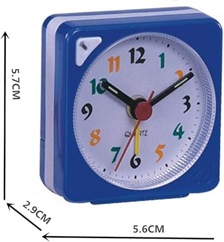 Ogquaton Réveil de Voyage avec Mini réveil Portable à Piles Bleu - Nail Gallerys