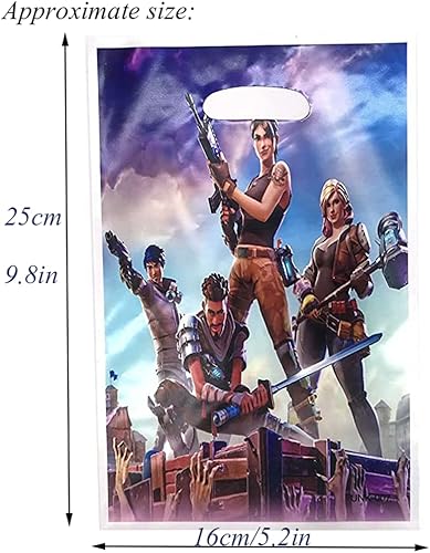 ZHIMATANG 30 Packs Sacs de fête Sacs-Cadeaux Fournitures de fête à thème Jeu Fournitures de fête d'anniversaire Faveurs - Nail Gallerys