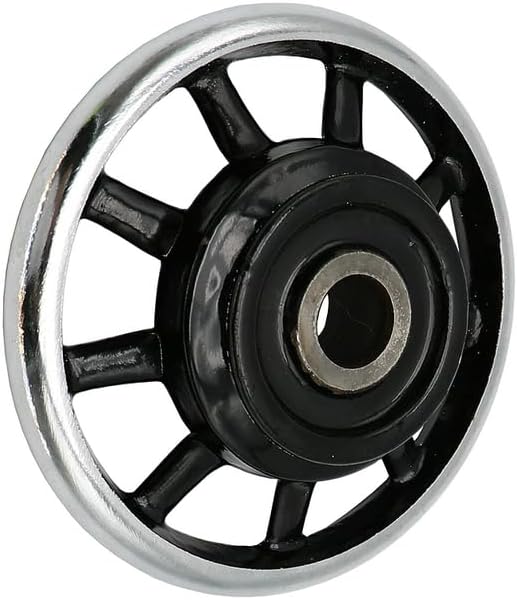 1 pièces Machine à coudre main roue ancienne mode pédale ménage remplacement 20 MM arbre métal poulie roue a parlé main roue - Nail Gallerys