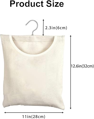 AOMiGT Sac à Pince à Linge, 32 * 27cm Sac Epingle a Linge, Clothes Peg Bag, Sac de Rangement à Suspendre pour Pinces à Linge, Panier en Toile Lavable avec Crochet, pour balcons de Salle de Bains - Nail Gallerys