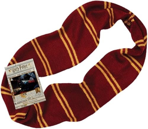 Harry Potter- Foulard Gryffondor Kit à tricot + Puzzle Poudlard Express (50 pièces), Rouge; Jaune - Nail Gallerys