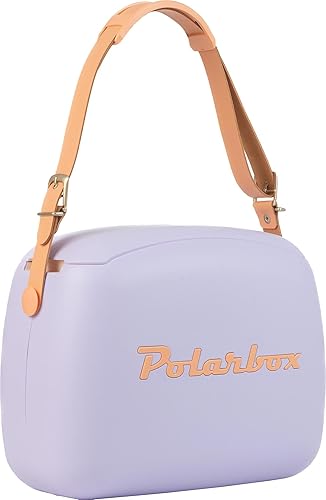 Glacière Lunchbox 6L Mauve Pop détails oranges POLARBOX - Nail Gallerys