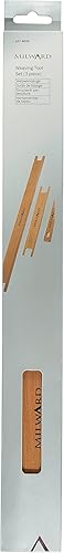 Milward Ensemble d'outils de métier à tisser – navette de 40 cm, navette de 20 cm, aiguille de 12 cm – bâton de tapisserie en bois pour bricolage, hêtre - Nail Gallerys