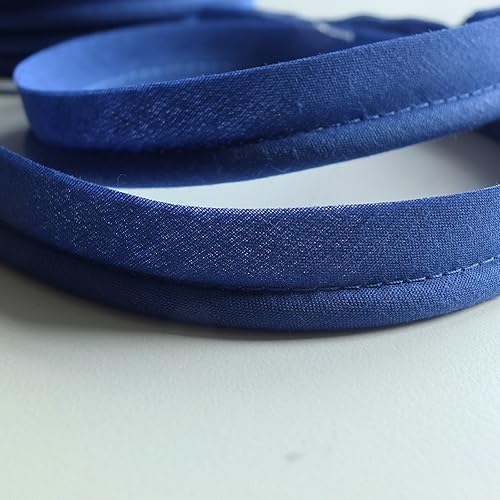 On Trend Fabrics Grand cordon passepoil 7 mm en polycoton coupé – Vendu au mètre – Plusieurs couleurs (orange) - Nail Gallerys