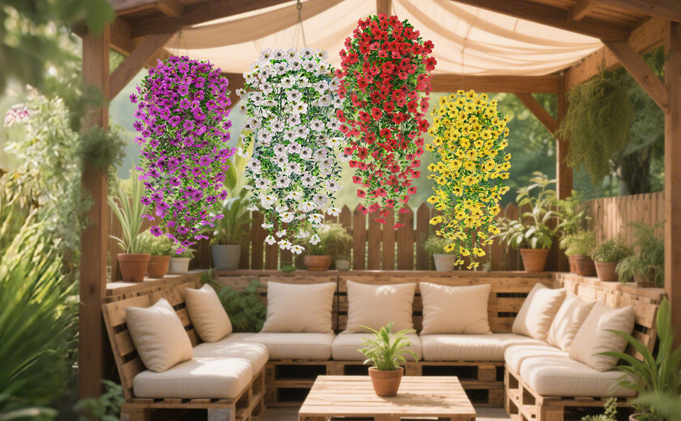 artificial hanging flower