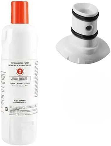 AGFQGLDPO 1 à 5 pièces, Compatible avec Everydrop, élément de réfrigérateur Every Drop EDR2RXD1 W10413645A WRF989SDAB, Compatible avec Whirlpool, Filtre à Glace et à Eau 2(2PCS) - Nail Gallerys