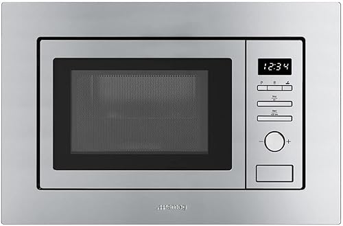 Smeg FMI017X Intégré - Micro-ondes (Intégré, Micro-ondes grill, 20 L, 800 W, boutons, Rotatif, Acier inoxydable) - Nail Gallerys