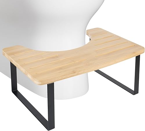 bssmmai Tabouret Toilette Constipation WC Suspendu, Marche Pied Toilette Bois Adulte Enfant, Tabouret Toilette Physiologique, Repose Pied Toilette - Nail Gallerys