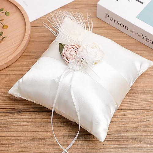 Panier de Demoiselle D'honneur Ivoire, Panier de Demoiselle D'honneur de Mariage Romantique Décoré de Fleurs en Satin, Petit Panier de Fleurs élégant pour Demoiselle(Panier de fille de fleur) - Nail Gallerys