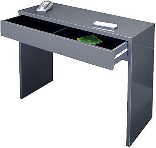 BERLIOZ CREATIONS Arena Console Noir Haute Brillance 109 x 34 x 81 cm - Nail Gallerys