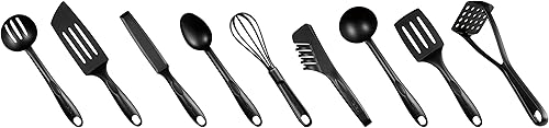 Tefal Bienvenue K001S925 Set de spatules 9 pièces, préparer, cuisiner, servir, résistant à la chaleur, passe au lave-vaisselle, ne raye pas - Nail Gallerys