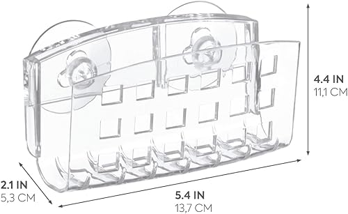iDesign 25300EU Sinkworks Porte-Eponge Transparent - Nail Gallerys