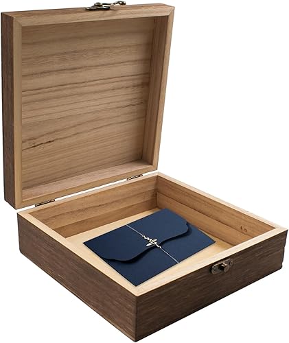 JINGHANGER Boîte de Remise diplôme Graduation Keepsake Box Boîte de Rangement avec Couvercle Classe Souvenirs 2025 Boîte de décorations de remise des diplômes 19,5x19,5x7 cm - Nail Gallerys