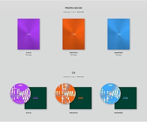 ENHYPEN - DIMENSION : DILEMMA Album+Pre-Order Benefit+Folded Poster+Extra Photocards Set (SCYLLA ver.) - Nail Gallerys