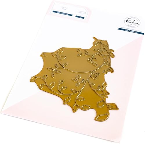Pinkfresh Studio Hot Foil Plate-Delicate Foliage - Nail Gallerys