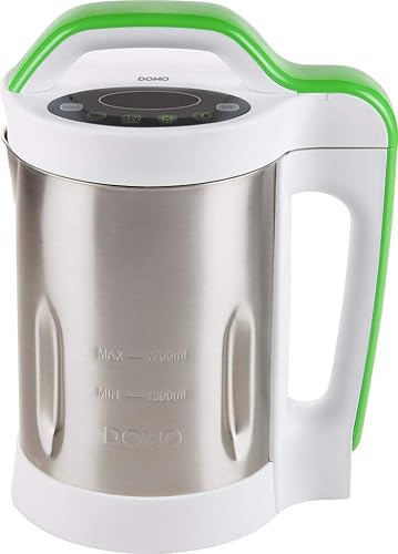 Domo Cuiseur à soupe XXL Easy pour préparer une soupe en 20 minutes – Sans effort DO499BL – Cuisiner une soupe très facile – Argenté/blanc/vert - Nail Gallerys