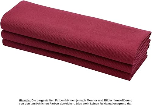 Daloual Lot de 12 torchons de cuisine 100 % coton Bordeaux - Nail Gallerys