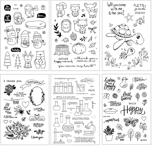 GIVBRO Tampons transparents en forme de grenade - Pour sceau de scrapbooking, gaufrage, décoration de cartes de vœux - Nail Gallerys