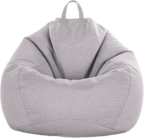 Odot Pouf Poire sans Remplissage, Couleur Unie Doux Pouf, Pouf Salon Chambre pour Adolescente und Adulte, Confortable Fauteuil Pouf, Polyvalent Housse Pouf Poire (L(90x110cm),Beige) - Nail Gallerys