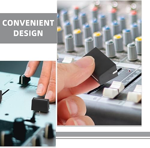 VINTORKY Lot de 10 Capuchons De Remplacement pour Boutons Coulissants De Mixage Construction en Caoutchouc Trou De 4 Mm - Nail Gallerys