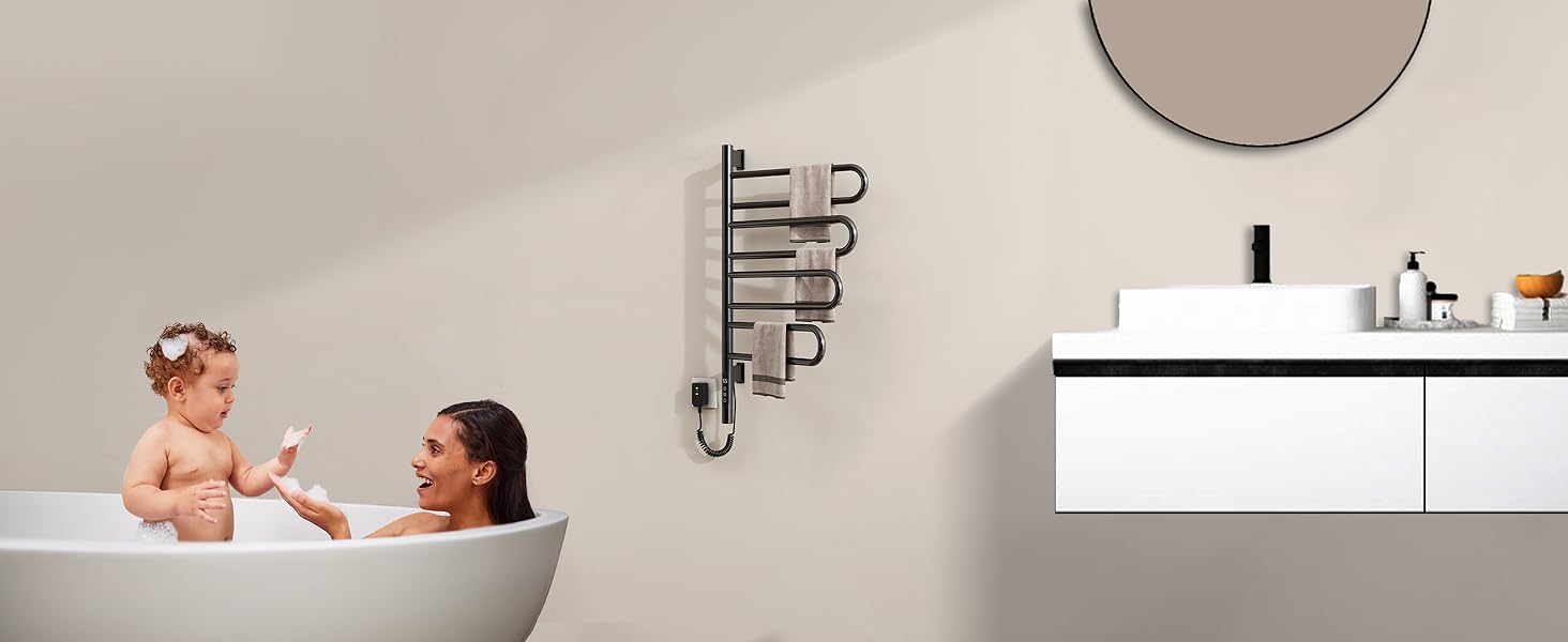 porte-serviettes électrique