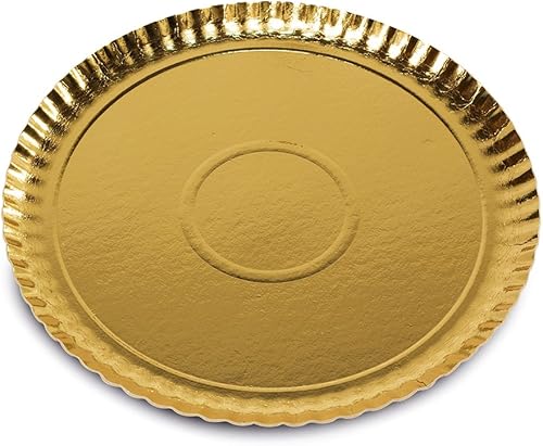 Guardini, Set de 2 plateaux 33x43 cm, Jetable, Carton, Or, Fabriqué en Italie, Easy Bake Line - Nail Gallerys
