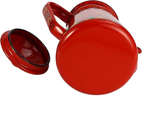 NIEI 1.2L éMail CafetièRe Verser sur Lait Cruche Pichet Barista ThéIèRe pour CuisinièRe à Gaz et CuisinièRe à Induction A - Nail Gallerys