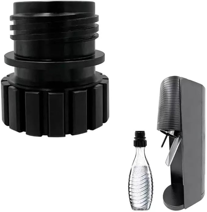 Newyuan Adaptateur de bouteille de soda, bouchon de recharge pour bouteille en verre cristal Sodastream à connexion rapide - Nail Gallerys