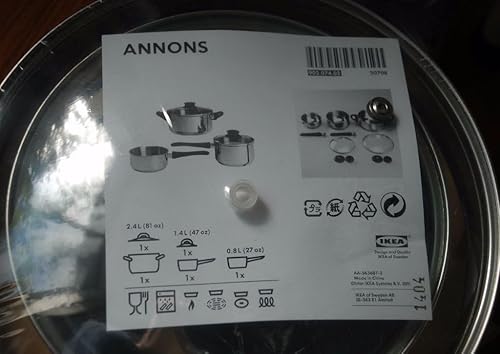 Ikea Marmite Annons Lot de 5 casseroles en acier inoxydable avec couvercle en verre pour induction - Nail Gallerys